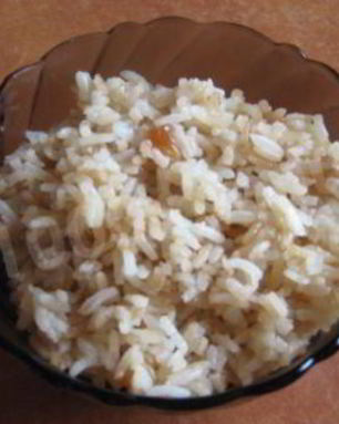 Кутья из риса с изюмом