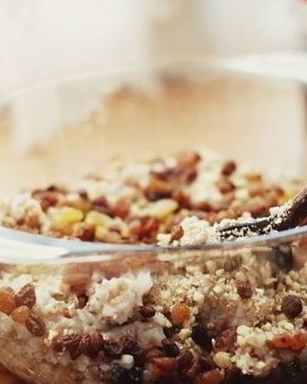 Рецепт кутьи с яблоками