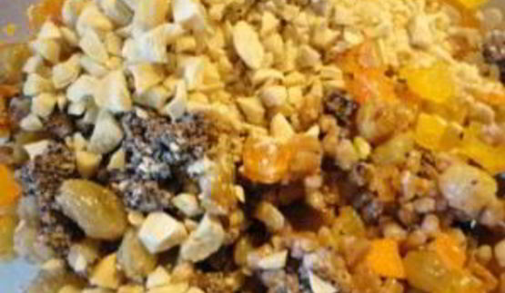 кутья с яблоками