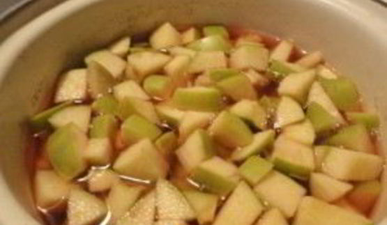 кутья с яблоками