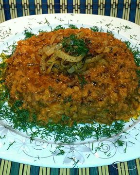 Машкичири — узбекская каша с фаршем и овощами