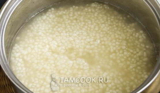 молочная каша из саго