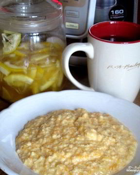 Молочная каша с тыквой в мультиварке