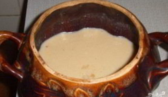 молочная каша в горшочке