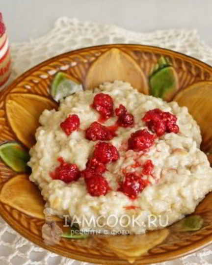 Рецепт карамельной овсяной каши