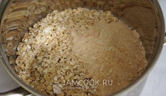 карамельная овсяная каша