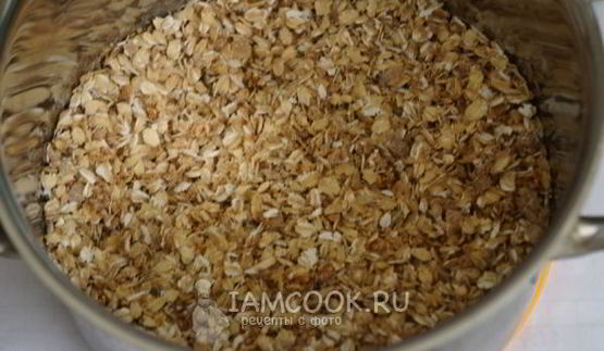 карамельная овсяная каша