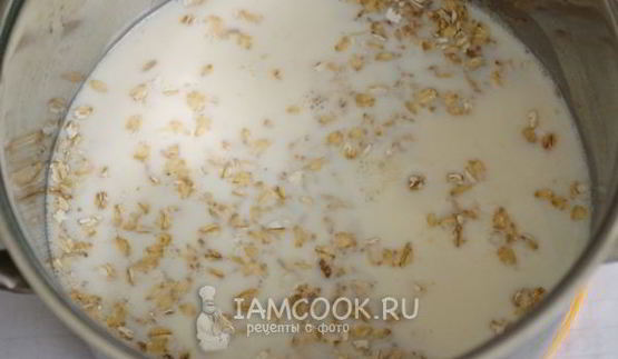 карамельная овсяная каша