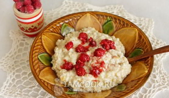 карамельная овсяная каша