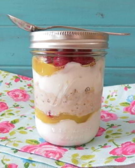 Рецепт ленивой овсянки на кефире