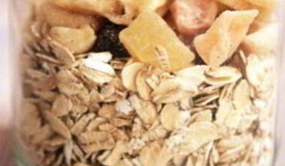 ленивая овсянка на кефире