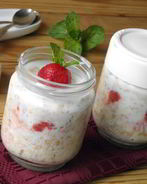 Ленивая овсянка в банке для похудения