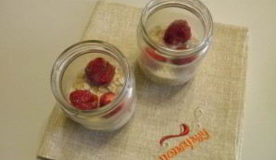 ленивая овсянка в банке для похудения