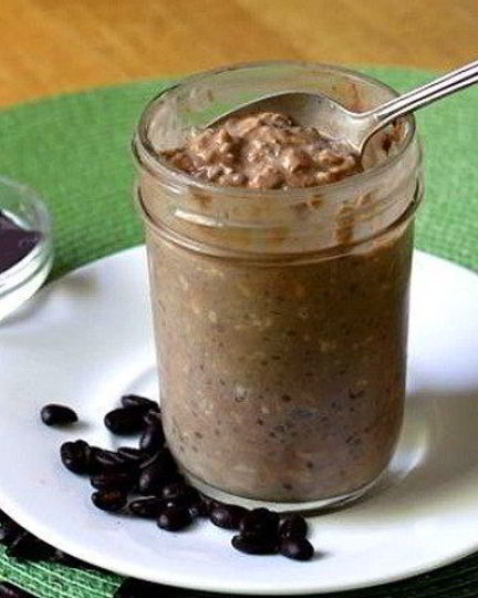 Рецепт мокко-овсянки в банке