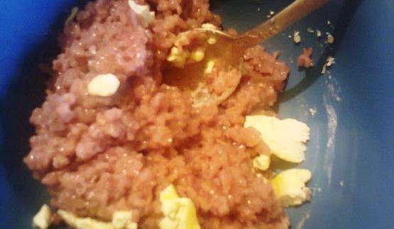 овсяная каша с гранатовым соком