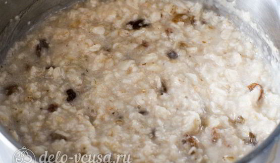 овсяная каша с изюмом