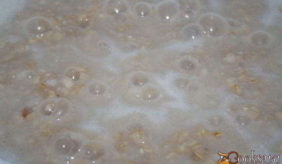 овсяная каша с курочкой и топленым сливочным маслом