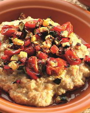 Овсяная каша с овощами