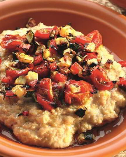 Рецепт овсяной каши с овощами