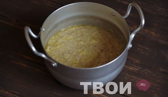 овсяная каша с сыром и оливковым маслом