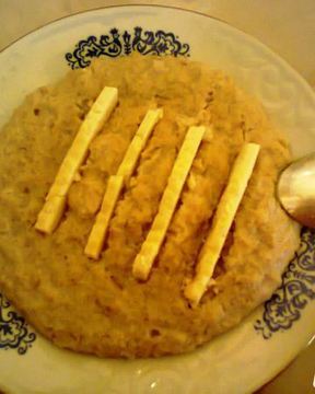 Овсяная каша с сыром