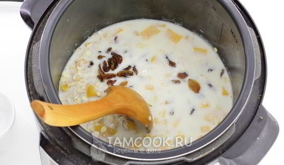 овсяная каша с тыквой