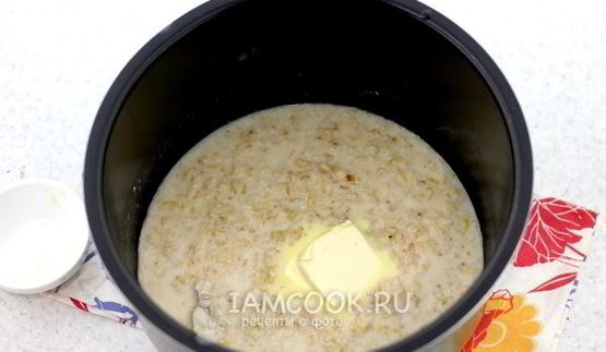 овсяная каша в мультиварке