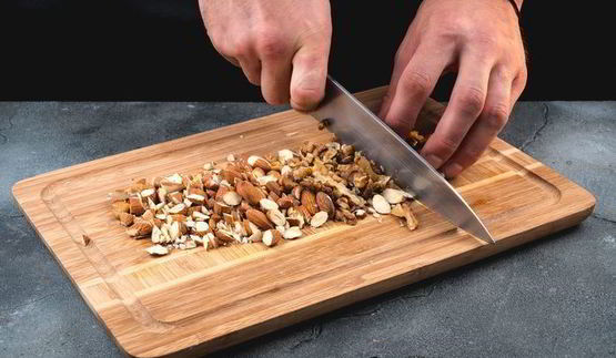 запеченная овсяная каша с яблоками и орехами