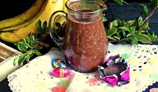 завтрак шоколадная овсянка