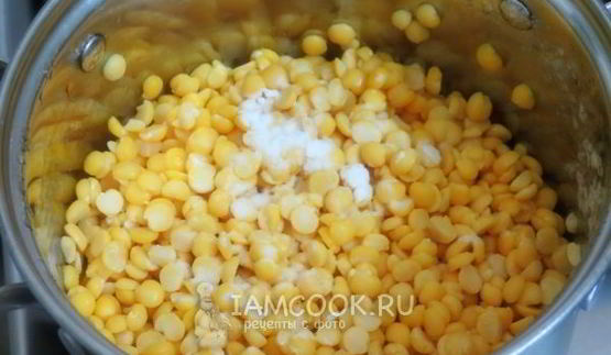 постная гороховая каша