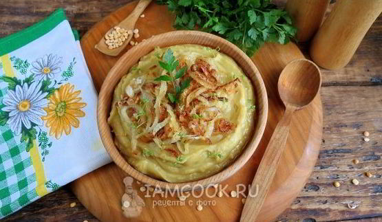 постная гороховая каша