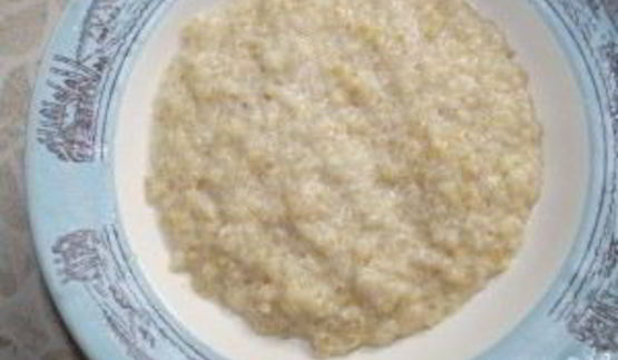 пшеничная каша на молоке