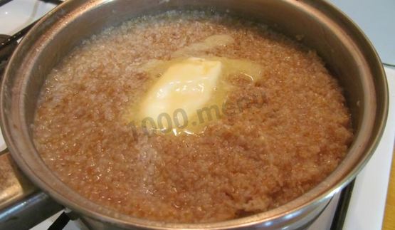 пшеничная каша на воде