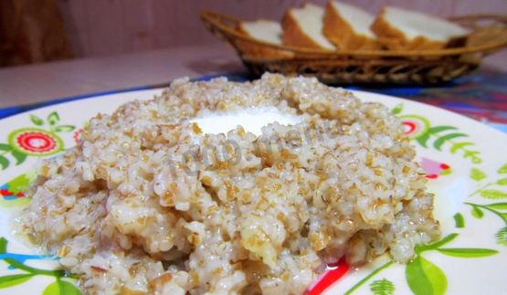 пшеничная каша на воде