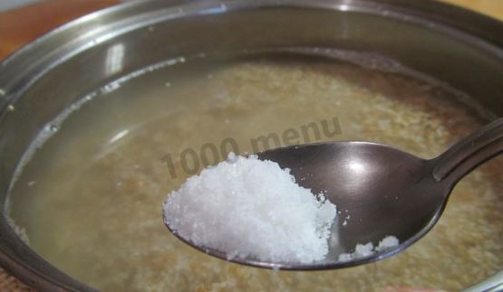 пшеничная каша на воде