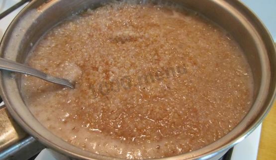 пшеничная каша на воде