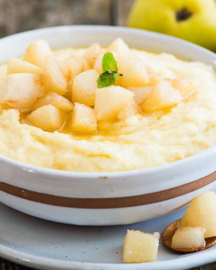 Рецепт пшеничной каши с грушей