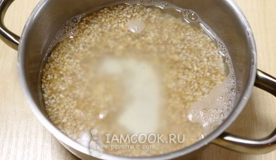 пшеничная каша с яблоками