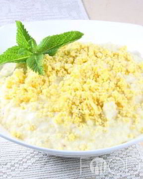 Пшенная каша с творогом