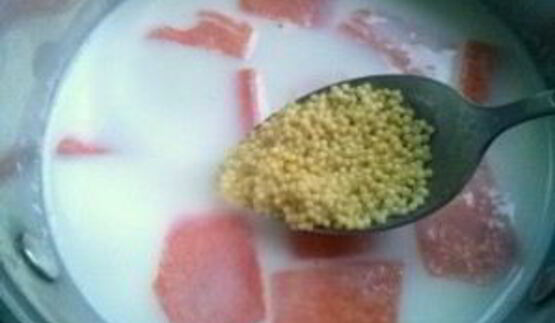 пшенная каша с тыквой