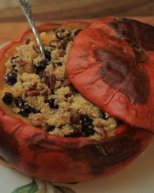 Пшенная каша в тыкве