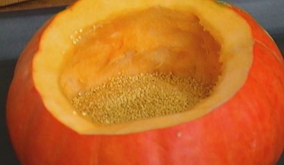 пшенная каша в тыкве