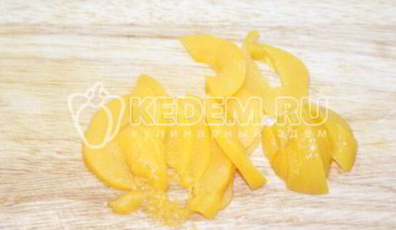 рисовая каша с персиком