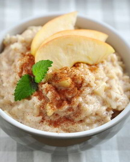 Рецепт рисовой каши с яблоками