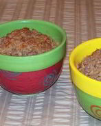 Ячневая каша с фаршем