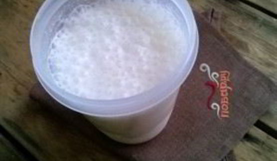 айран из кефира с зеленью