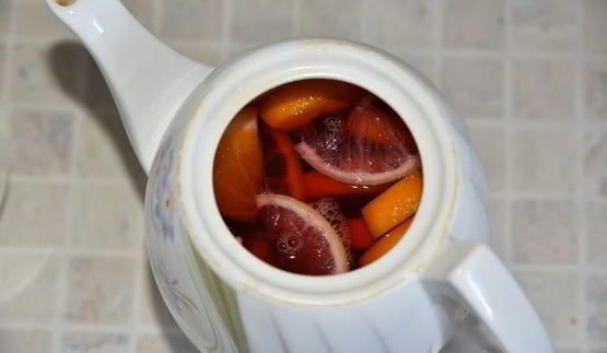 чай горячий цитрус