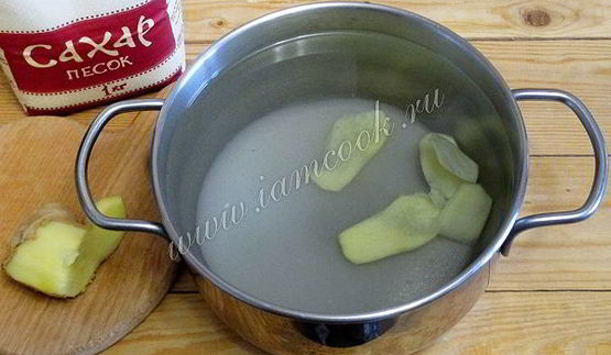 чай каркаде с имбирем