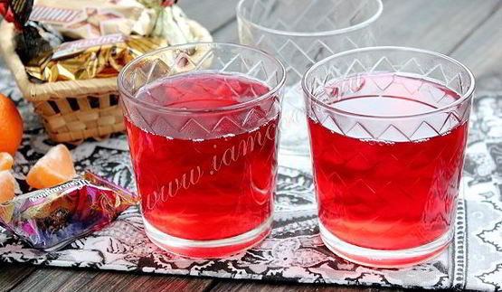 чай каркаде с имбирем