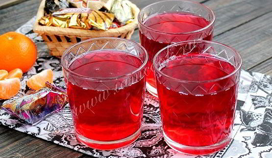 чай каркаде с имбирем